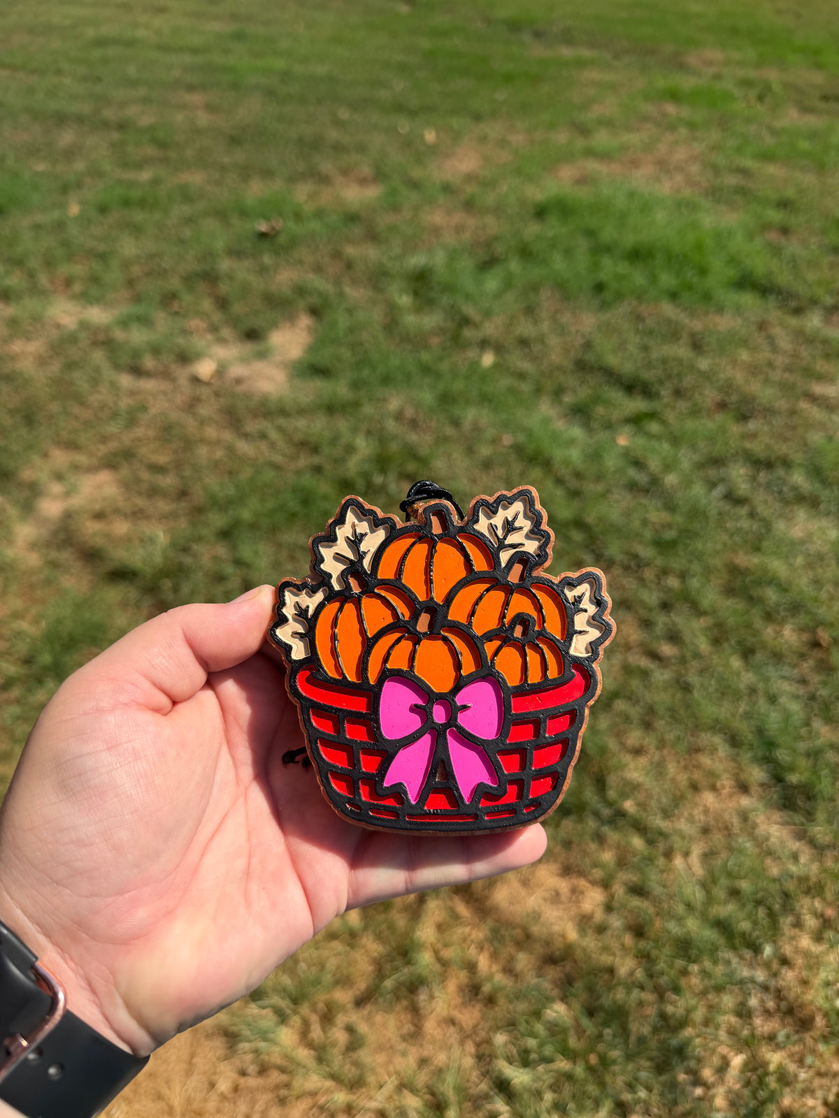 Basket of pumpkins - scent: bourbon butterscotch