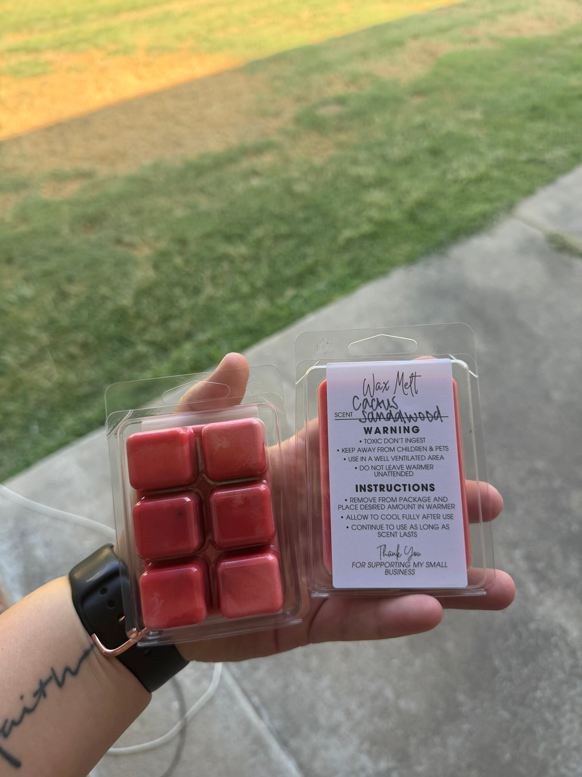 Cactus Sandalwood Wax Melt