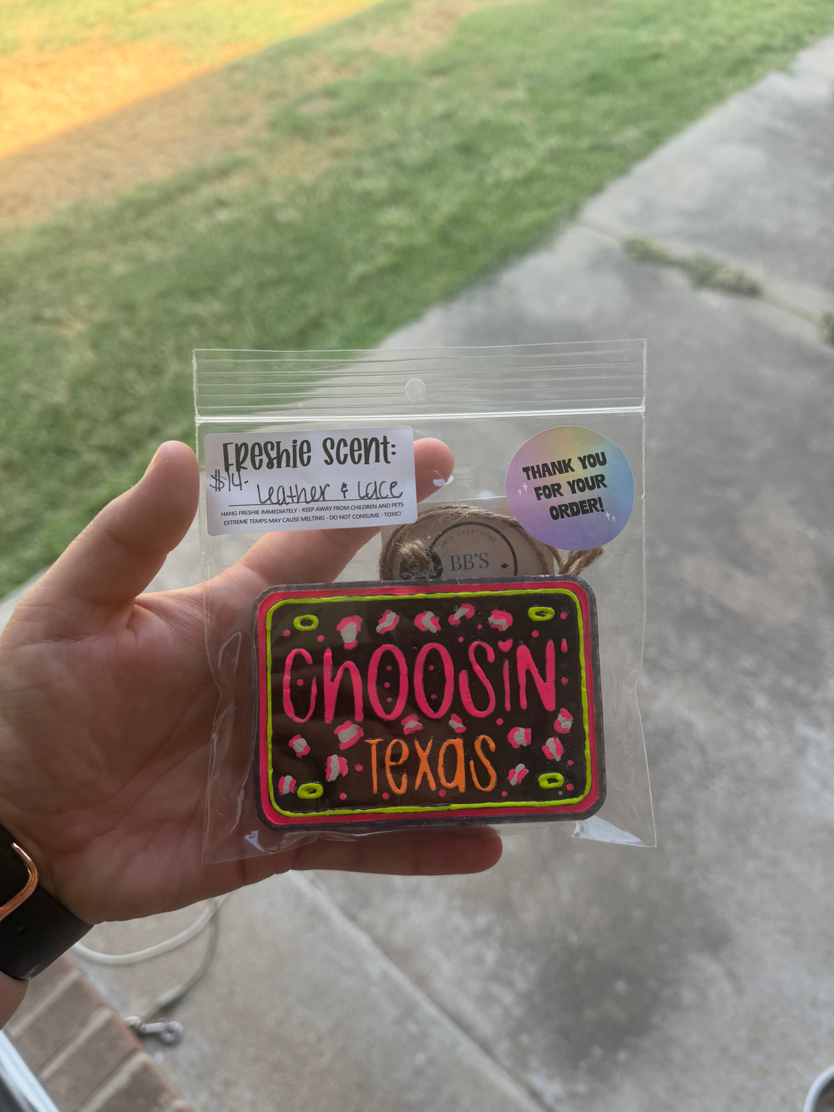 Choosin’ Texas- scent: leather & lace