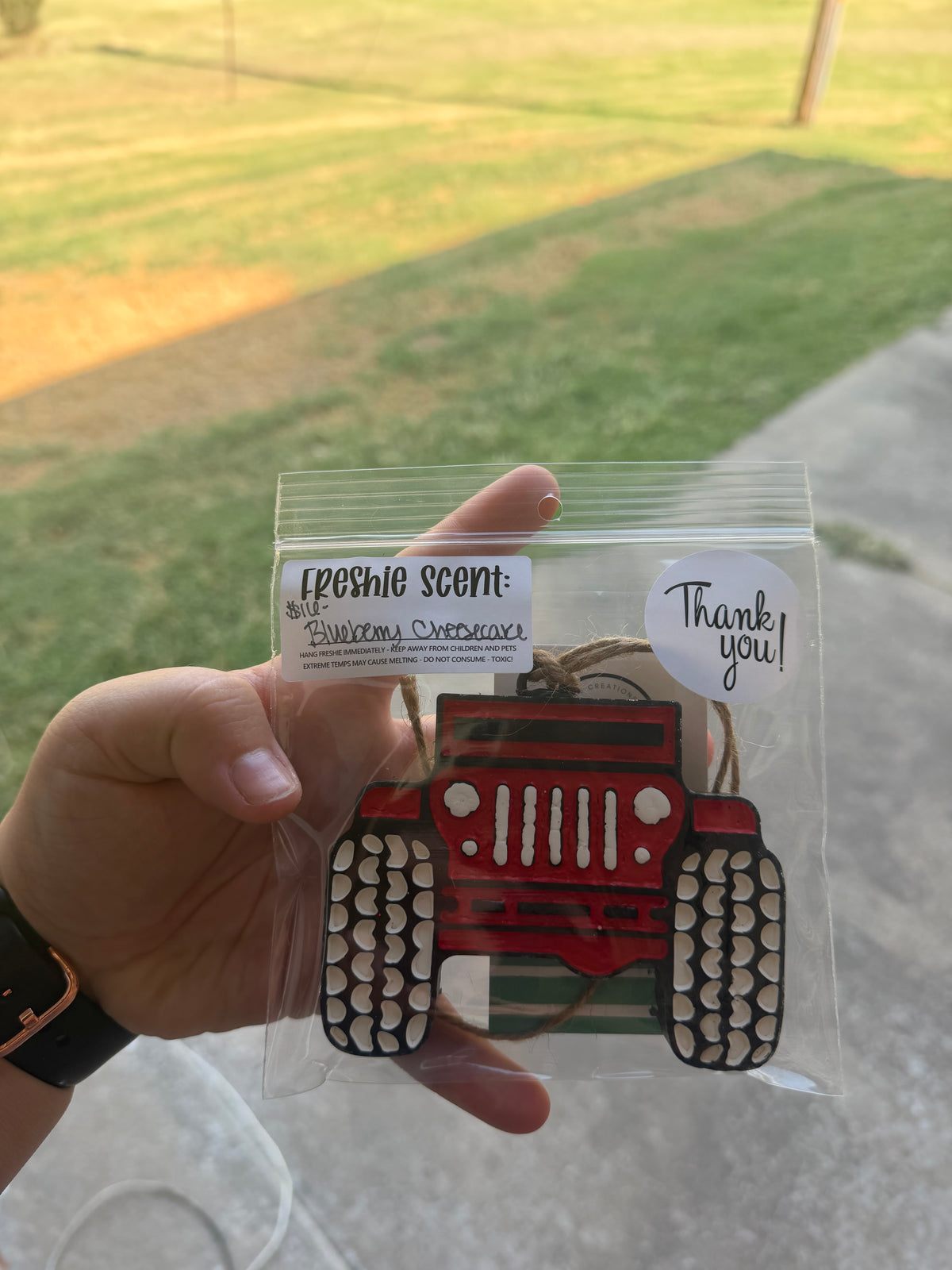 Jeep - scent blueberry cheesecake
