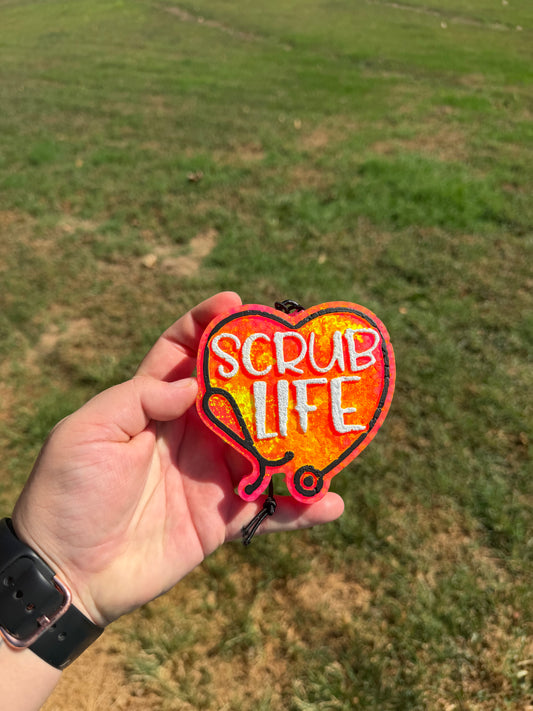 Scrub life- scent: pink pineapple sunrise