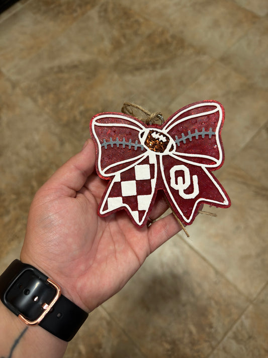 OU Football Bow