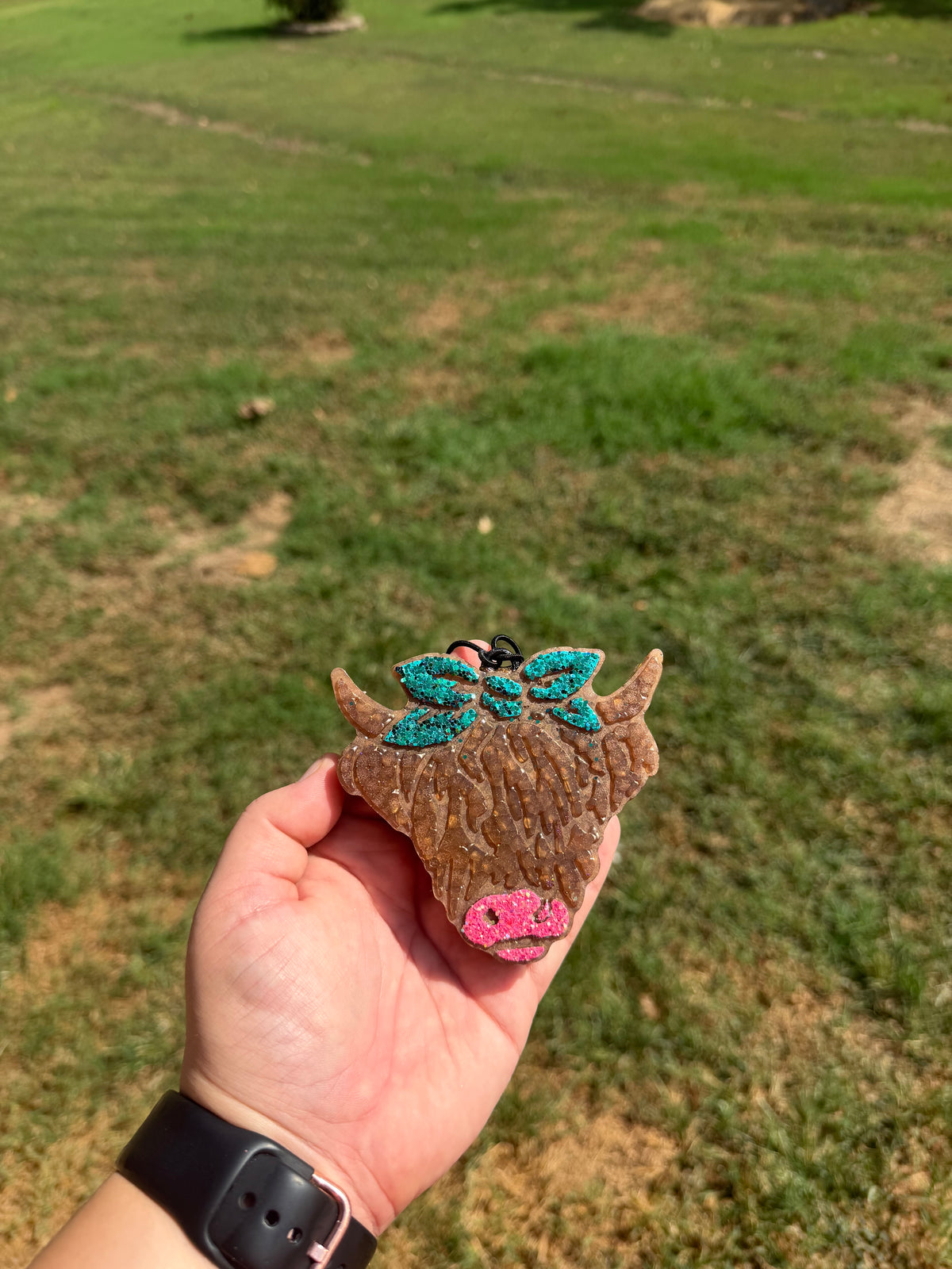 Highland Cow- scent: volcano