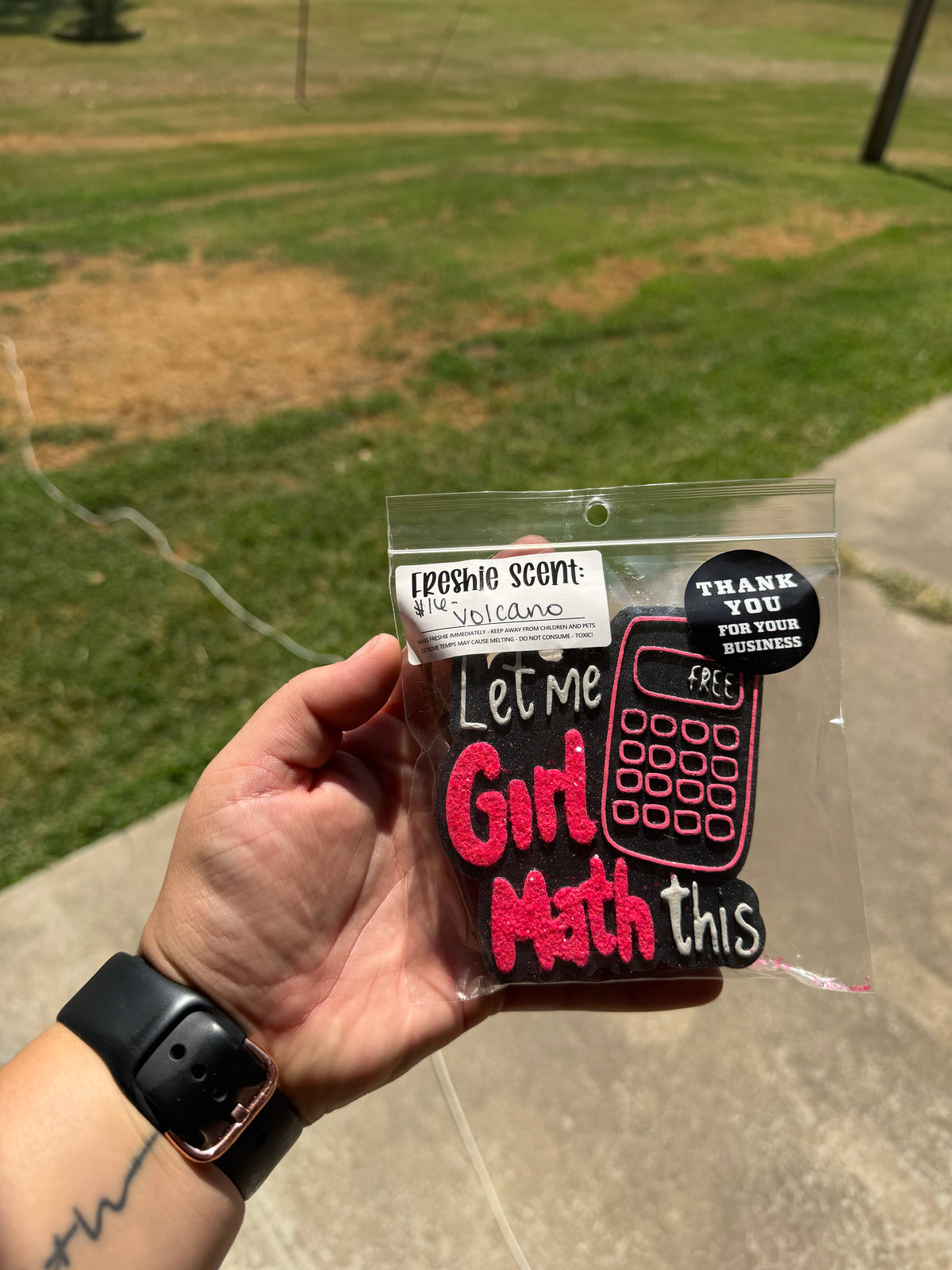 Let me girl math this- scent: volcano
