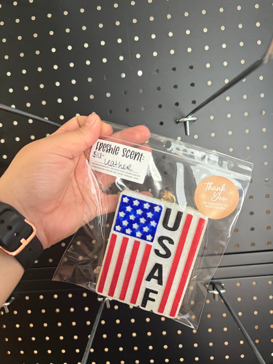 USAF Flag- Leather scent
