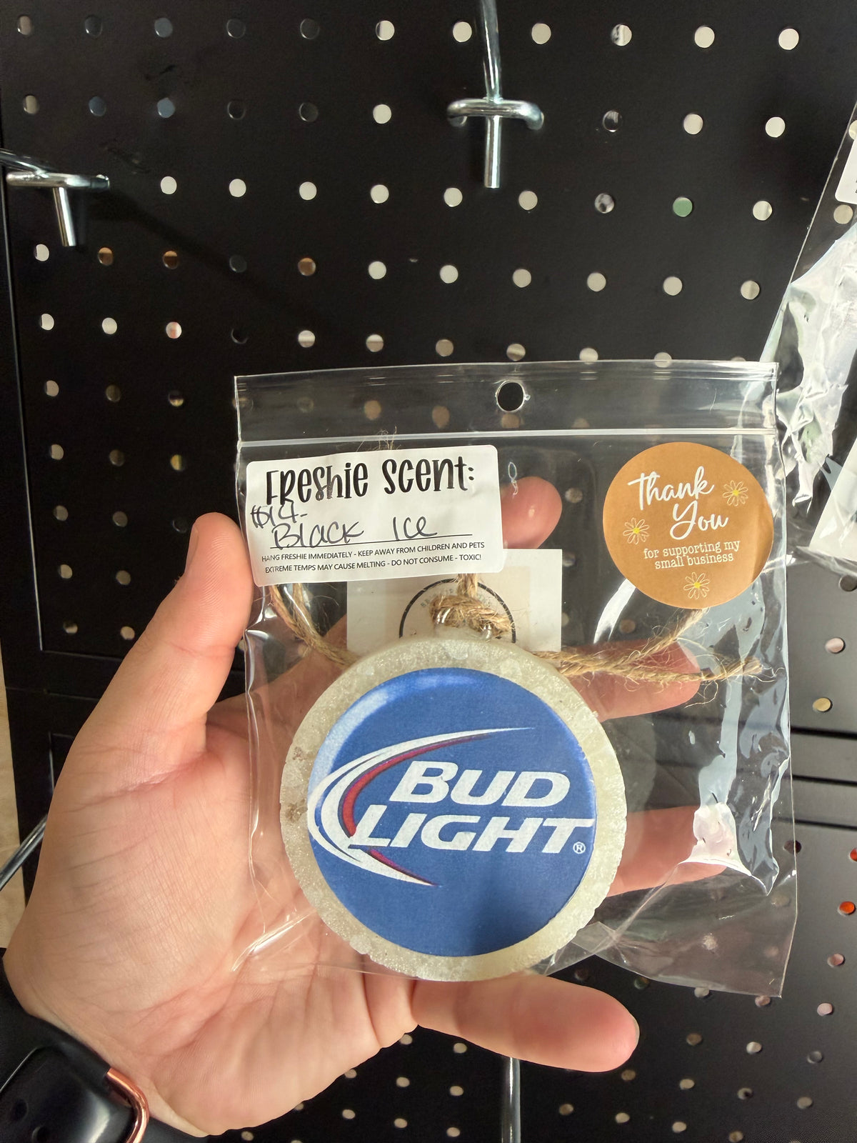 Bud light- scent: black ice
