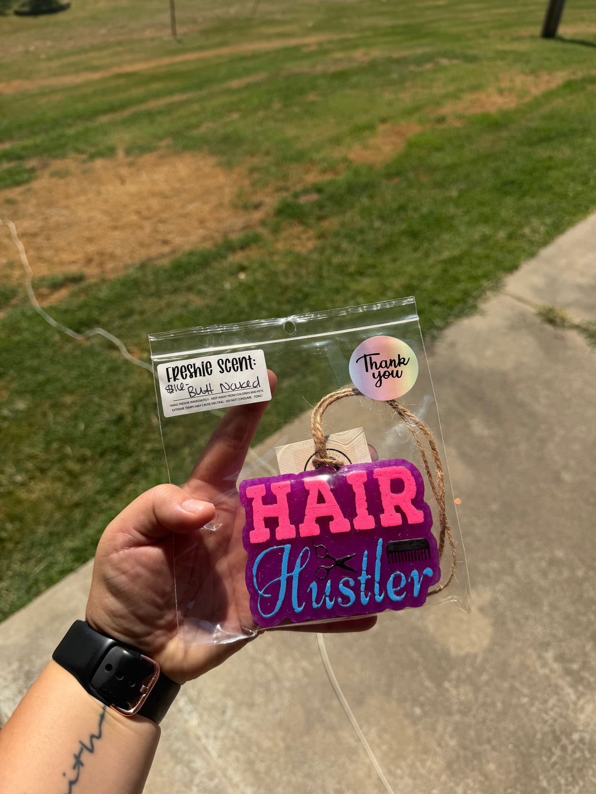 Hair hustler- scent: butt naked