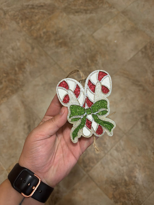 Candy Canes with Bow
