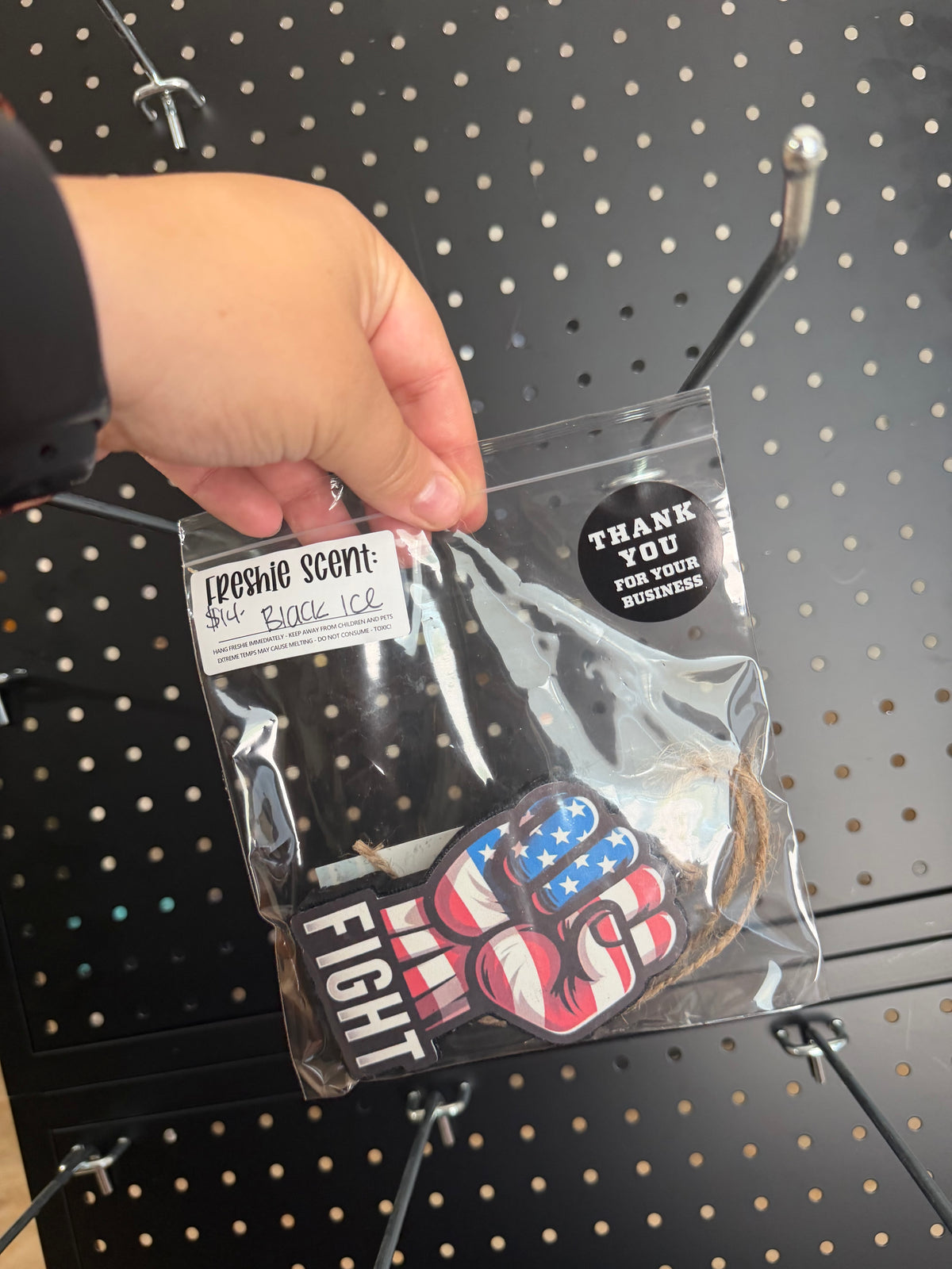 Fight w/ Flag- scent: black ice
