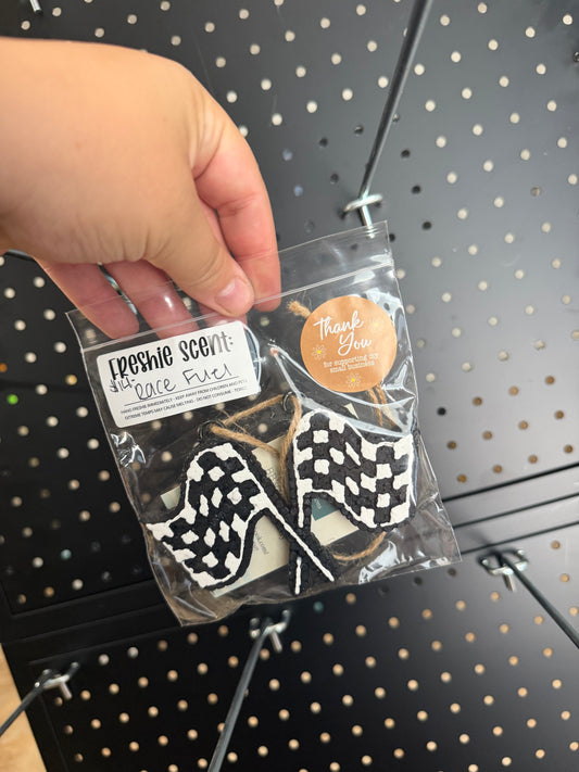 Race flag- scent: race fuel