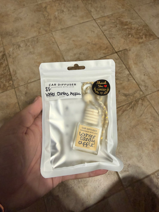 Car diffusers- scent : winter candy apple