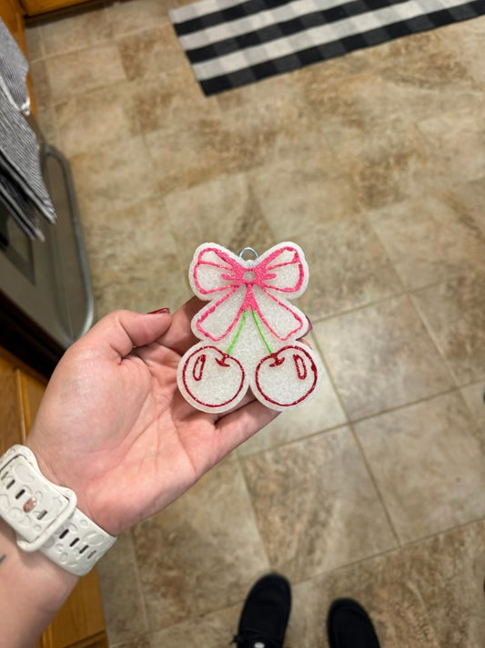 Cherries with bow