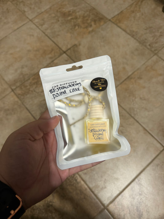 Car diffusers- scent: strawberry pound cake